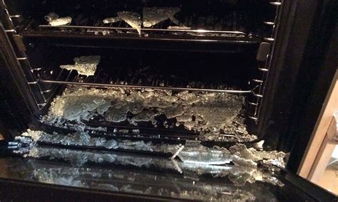 why does oven glass explode